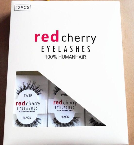 Red Cherry Falsche Wimpern WSP 523 43 747m 217 Make -up Faux Nature Langes, unordentliche Wimpernflügel Waschen Wispies8667260