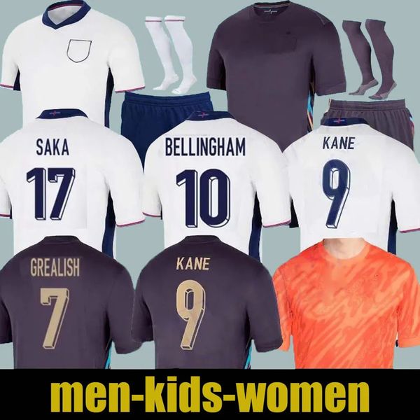 2024 Euro Cup Englands Bellingham Fußball -Trikot -Nationalmannschaft Fußballtrikots für Männer und Kinder -Fußball -Kits Top