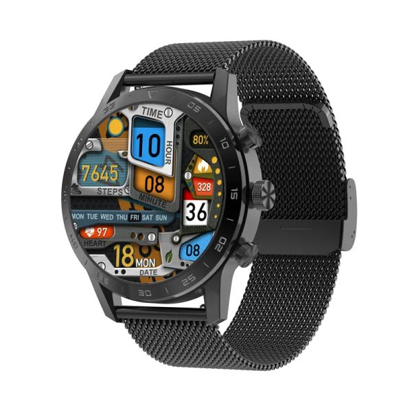 Pulseiras DT70 Carregamento sem fio Smart Watch 1.39 Monitor de freqüência cardíaca de ECG masculino Bluetooth Bluetooth Chamada Tracker de Fitness Tracker