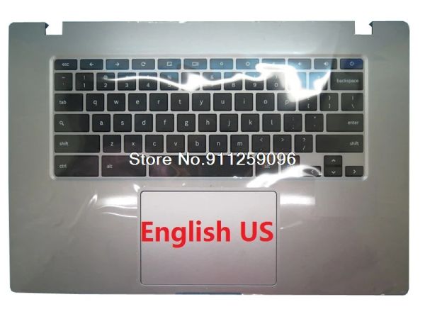 Carte Laptop Palmrest Tasta per Samsung XE350XBA Inglese US Touchpad BA6103933A BA9801914A Custodia posteriore