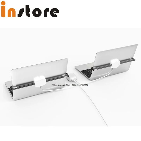 Sperren Sie Universal Notebook 2 Ports Alarmsystem Computer Shop Laptop Security Display Anti -Diebstahl -Kabel