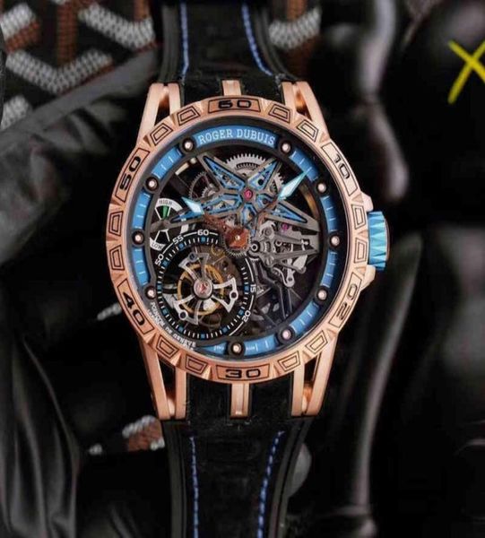 Luxury Mechanical Watch Fashion Premium Brand Wristwatch Roge Dubui Excalibur King Series Genebra Watches8865713