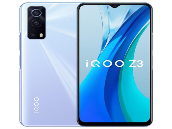 Original Vivo IQOO Z3 5G Mobiltelefon 6 GB RAM 128 GB ROM Snapdragon 768G Octa Core Android 658quot Vollbild 640mp AF 4400MAH9609623