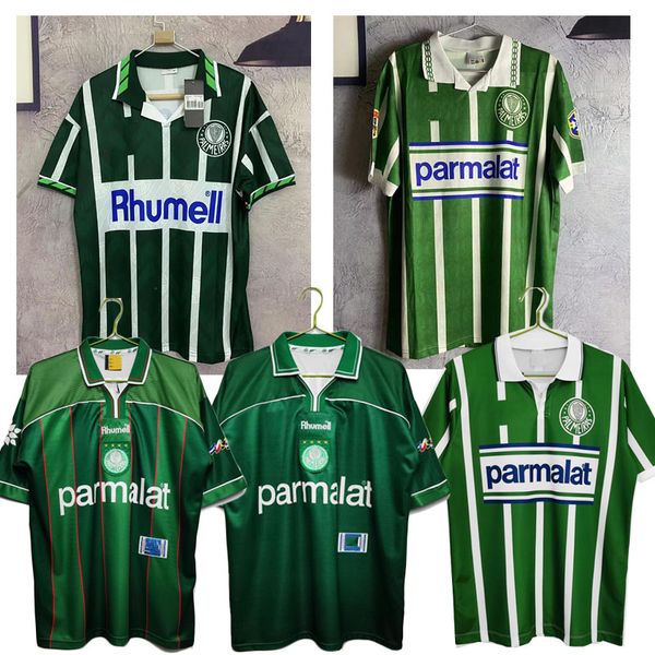 Palmeiras Retro Jersey 1992 93 94 96 1999 Alex Evair Paulo Nunes Marcos Copa Libertadores campione Ricken Rivaldo Roberto Carlos Carlos Gamarra Shirt