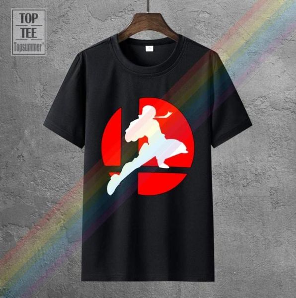 Men039s T -Shirt das Knie Captain Falcon Super Smash Bros Tee Shirt Anime coole T -Shirt Schädel Manga Grunge Tops Sexy Horror Funn4776388