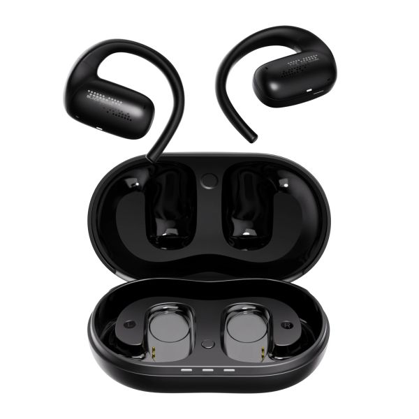 Kulaklıklar Siyah Köpekbalığı Lucifer T21 TWS Earfons Kablosuz Enc Noisecancelation Earbuds, 16.2mm hoparlör, Clear Treble Life