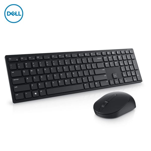 CAPS Dell KM5221W Pro Kablosuz Klavye ve Fare Kombo Programlanabilir Anahtarlar ve Gösterge Açık Siyah