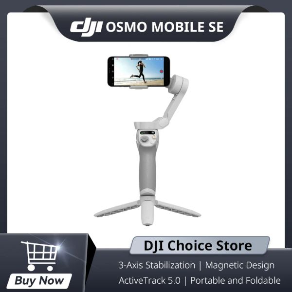 Mikrofone DJI Osmo Mobile SE Handheld Gimbal Stabilisator Selfie Stativ OM SE für Smartphone Magnetic Design Original