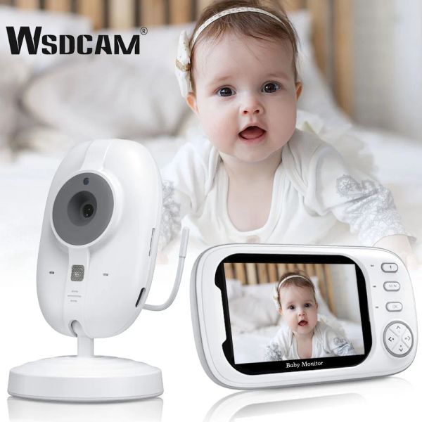 Мониторы WSDCAM 8 Lullabies Baby Monitor Мониторинг камеры Инфракрасный монитор ночного видения камеры с функцией VOX с функцией VOX