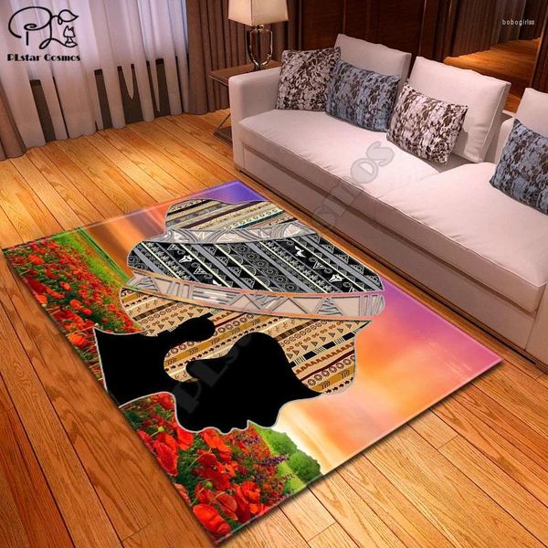Tapetes sexy mulher padrão carpete quadrado anti-skid piso tapete 3d tapete não deslizamento Sala de jantar Living Soft
