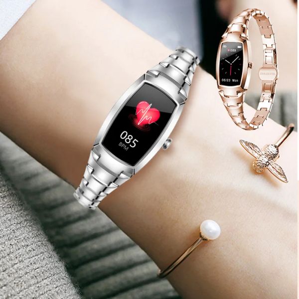 Orologi 696 H8 Pro Smart Bracciale Smartband Smartwatch Monitoraggio cardiaco Monitoraggio Fitness Tracker Watch Smart Women Band