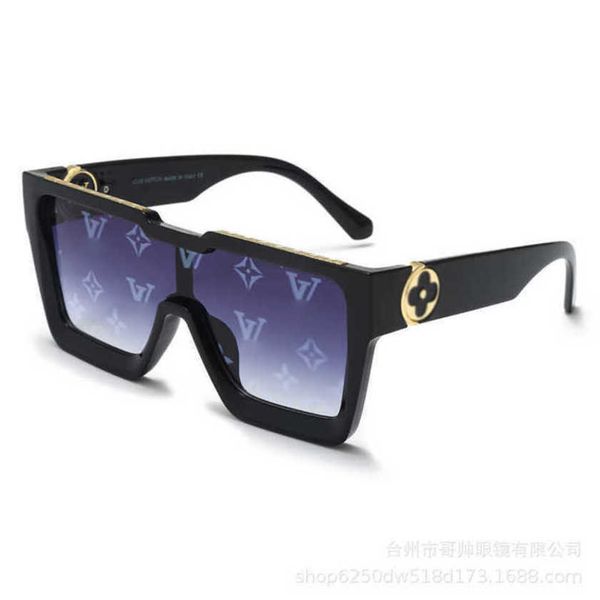Designer Sonnenbrille 10% Rabatt auf Luxusdesigner Neue Männer- und Frauen -Sonnenbrille 20% Rabatt auf Box Big Street Photo Persönlichkeit Trend Mode