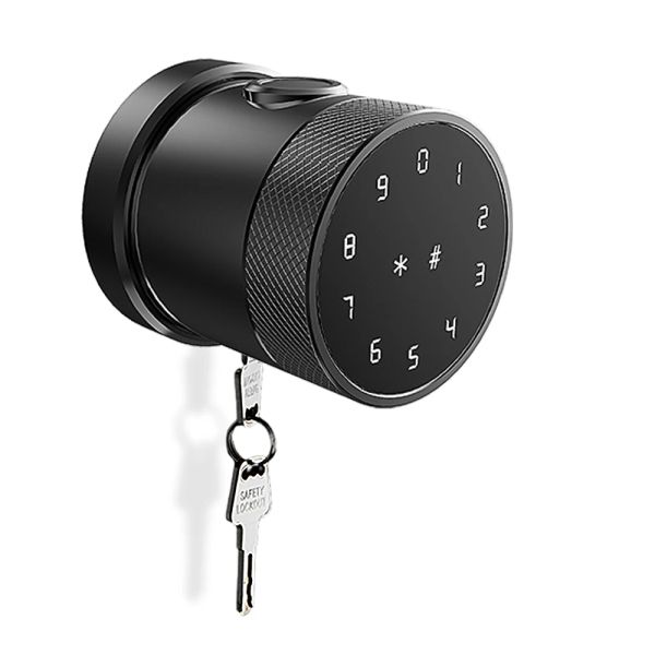 Lock Tuya Smart Lock Fingerabdrucktür Schloss digitaler Tastatur Smart Card Kombination Knopf Schloss für Heim- / Büro- / Hotel -DIY -Türschloss