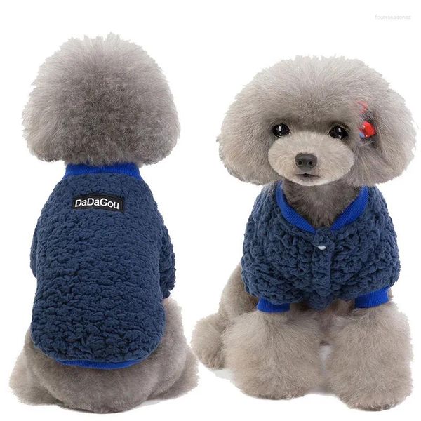 Hundekleidung Winter Haustier Kleidung für kleine Hunde warmes Plüsch Mädchen Kleidung Welpe Katze Weste Chihuahua Kostüme Kätzchen Shih Tzu Yorkie Mops Coat