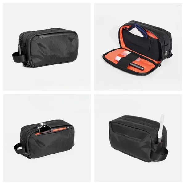 Duffel Bags Aer Dopp Kit 2 XPAC X-PAC de alto desempenho Bolsa de higieness resistente à água Compartimentos duplos Bolsa de organização eficiente