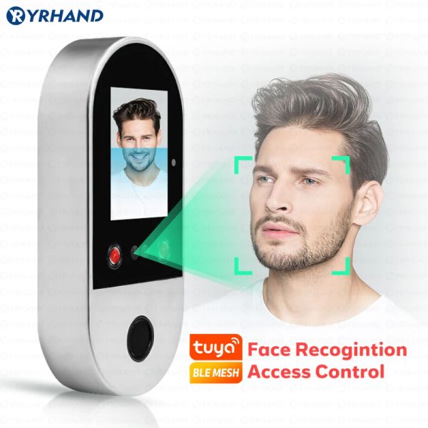 Blocca Yrhand Tuya Bluetooth Riconoscimento facciale Porta Lock Porta RFID Sistema di controllo Accesso Intelligente Sistema Smart Door Door