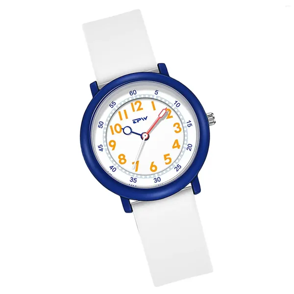 Armbanduhr Handgelenk Uhr Water resistent Silikongurt 38 mm Durchmesser leuchtend analog für Schwimmsportprofis Kinder Kinder