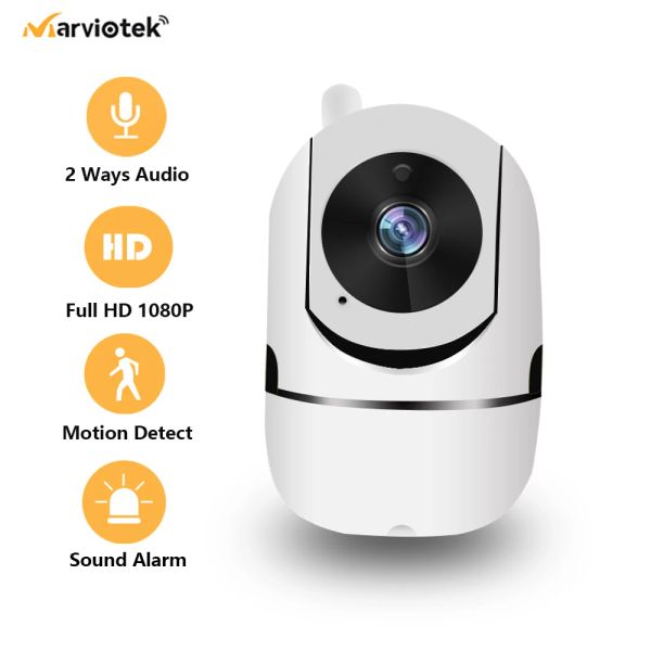 Monitors Home Security 720p Bebek Monitörü WiFi Bebek Monitörü Kamera Gece Görüşü Two Way Sesli Video Bebek Telefon Kamera Kablosuz