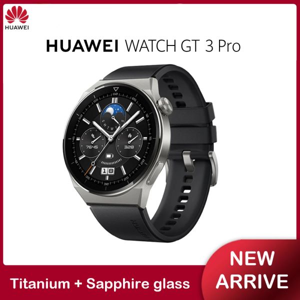 Uhren Smartwatch Huawei Uhr GT 3 Pro 1,43 Zoll Bluetooth aufrufen Seamlist Titanium Body Sapphire Uhrenblatt