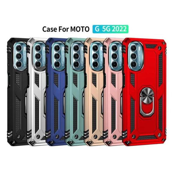 Casos de telefone de armadura à prova de choques Tampa do anel magnético para iPhone 14 13 Mini 12Pro 11 Pro Max 8Plus LG Stylo 7 Aristo 6 Motorola G5725875