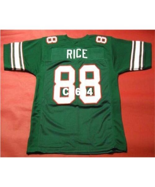 2604 Mississippi Valley State Delta Devils 88 Jerry Rice Custom College Jersey Size S4XL o Custom qualsiasi nome o numero Jersey9108025