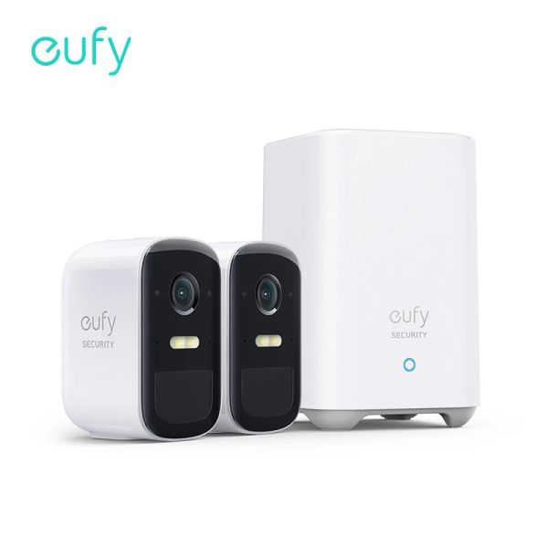 Telecamere Eufy Security Eufycam 2C Wireless Home Security Camera da 180 giorni Life Kit Compatibilità 1080p HD senza tassa mensile euuk