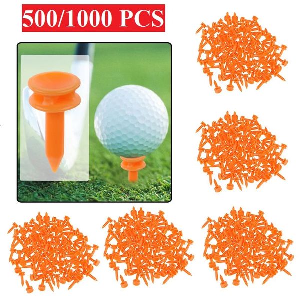 500/1000 шт. Mini Golf Tees Пластиковые гольф -гвоздь.