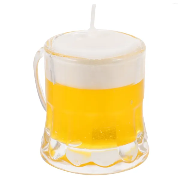 Weingläser Glaskerzen Haus Bier Mini Party Tasse die Bubble Männer Wachs Bulk Bar Giftbeer Mann