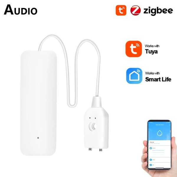 Rilevatore ZIGBEE TUYA Sensore di perdita d'acqua Sensore Smart Home Acqua Rilevatore di perdite del sensore con SmartLife App Control Security Alarm System