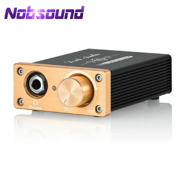 Verstärker NobSound Mini Class A Kopfhörerverstärker HiFi Desktop Stereo Audio -Amp für K701/K702/Q701 Higmimpedance Headsets DC 5V Powered