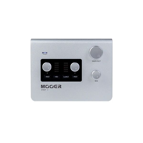 Accessori Mooer STEEP II 2 in 2 Out Interface Audio Supporto input e output MIDI per i produttori di musicisti Registrazione mobile