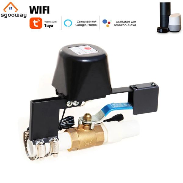 Roupa Tuya WiFi Smart VAE Controller BluetoothCompatible for Water Gas Auto fechado na água Vae Smart Life