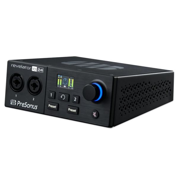 Microfoni Presonus Revelator IO24 Interfaccia audio Scheda audio USB Controller di registrazione live per podcast e registrazione Stream