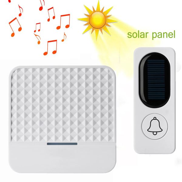 Campainha smart sem fio smart swell de proteção doméstica Proteção de proteção de movimento de movimento de movimento do sensor de movimento de movimento de boas -vindas Oferta de solar campainha