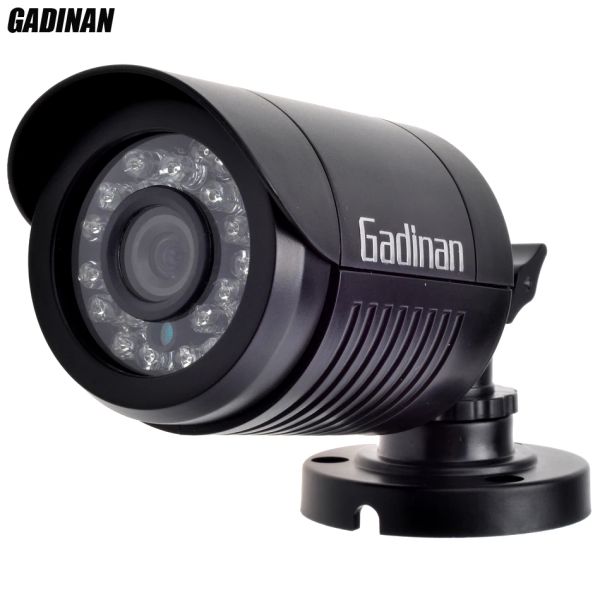 Kameralar Gadinan Mini Bullet Analog Kamera 800TVL 1000TVL İsteğe bağlı su geçirmez HD 24 PCS IR LED'ler 3.6mm Lens GÜN/GECE GÜVENLİK Abs Konut