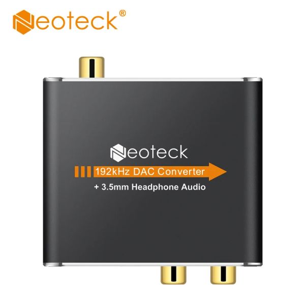 Accessori Neoteck DAC DigitalToAanalog Audio Adattatore Adattatore Optico Fibra di Toslink coassiale a RCA Audio DAC jack da 3,5 mm per amplificatore