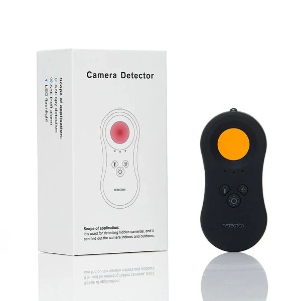 Detector Mini Câmera Hidden Detector Segurança Protection Spy Gadgets Ghost Finder com alarme de lanterna para adultos portátil USB carregamento