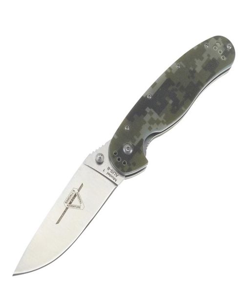 Ontario Rattenmodell 1 Taktisches Faltmesser Hochwertiges Aus -Messer -Aus8 -Scharfblatt G10 Griff OEM Camping -Überlebensmesser3964634