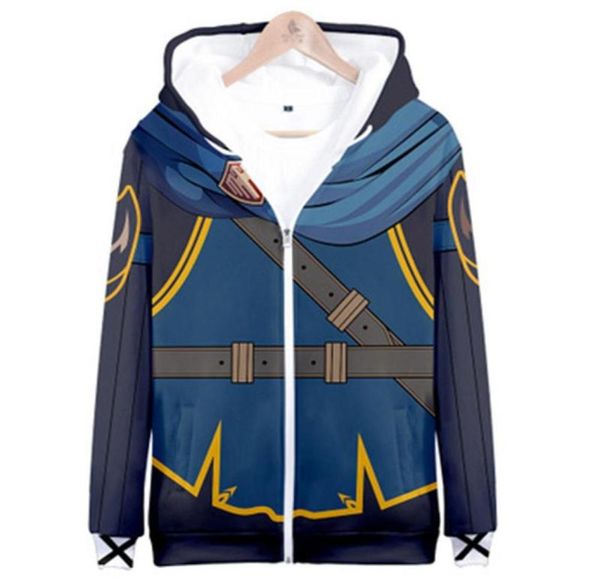 Fire Emblem Lucina cosplay con cappuccio con cappuccio con cappuccio con cappuccio con cappuccio per la felpa con cappuccio Felpa