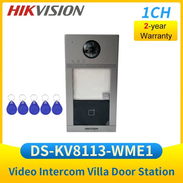 Telefono HikVision WiFi Video Intercom Station Villa Doorbell Access Control DSKV8113WME1 Sostituire DSKV8102IM