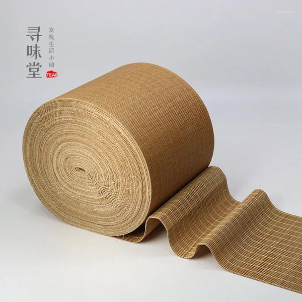 Çay tepsileri Japon masa bambu mat gongfu sofra sofra pedi mutfak çince katı placemat perde çay evi 100cm/lot