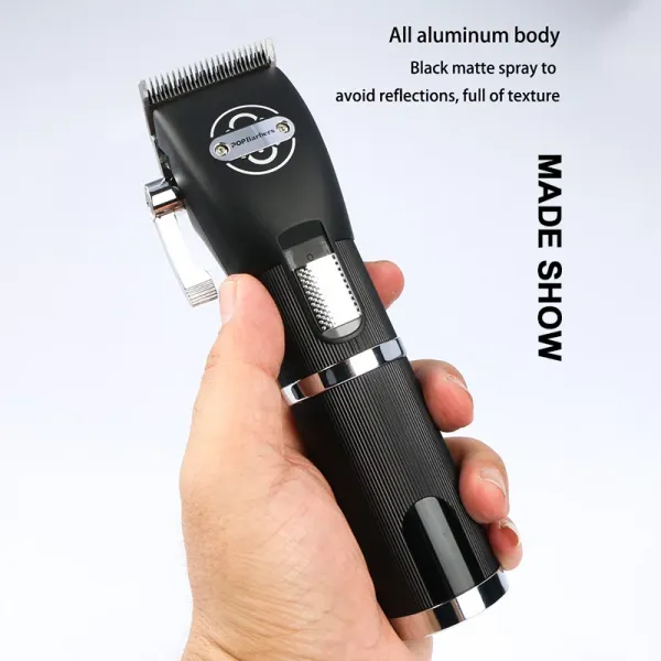 Trimmers 2023 Neue Modeprofi Haar Trimmer Friseur 0,1 mm Baldhead Clipper Haarschneidmaschine geschnittener T -Blade -Trimmer