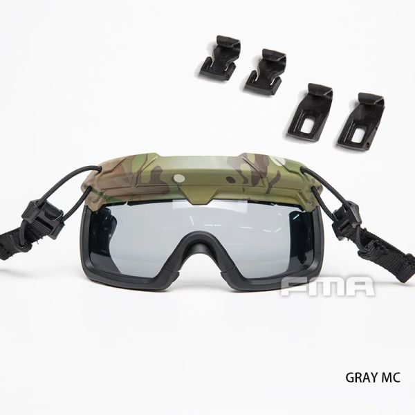 Sicherheit FMA Sicherheitsbrille für taktische Helm -Schutzbrillen Anti -Nebel -Staub 3mm Dicke Linse CS Field SHARGLES TB1333