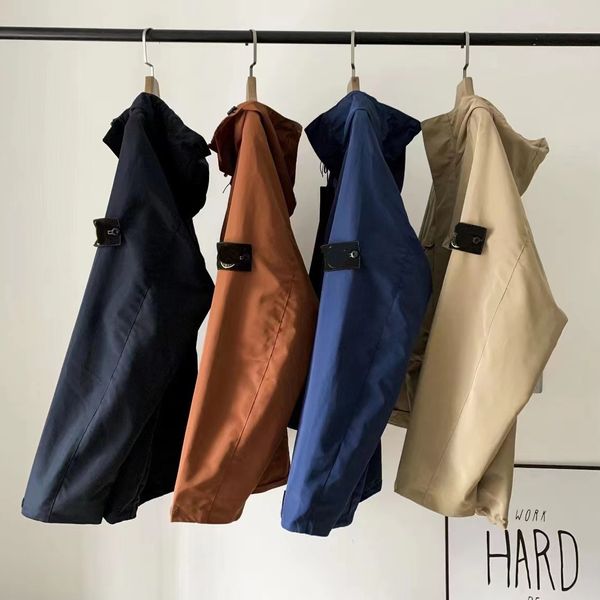 Mens Ceket Taşı ISIAND RENKER YAPILICI PAKET Moda Fırtına Ceket Lüks Tasarım Erkek İlkbahar ve Sonbahar Trendi Yeni Versiyon