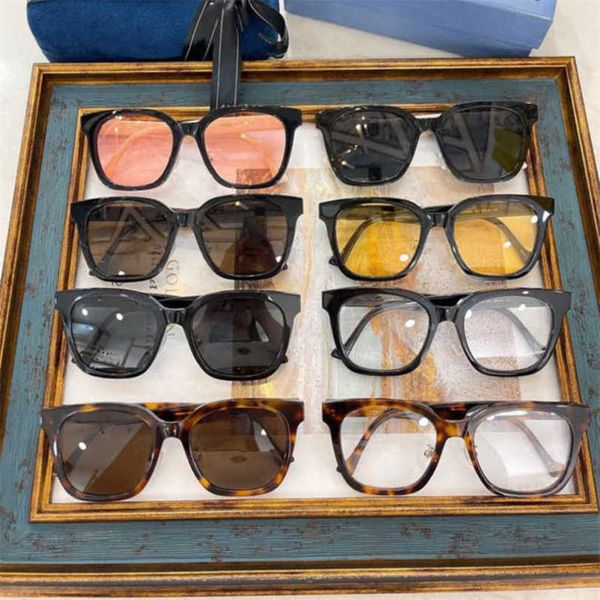 2024 Новые высококачественные мужские роскошные дизайнерские женские солнцезащитные очки Board Big Frame Ins Fashion Net Red Style Sunscreen