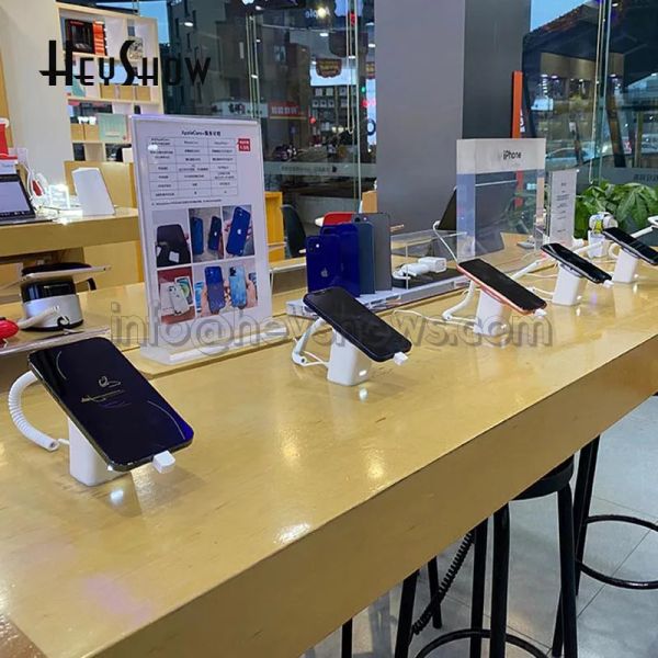 Kits Mobiltelefon Security Stand Handy Antitheft Holder Smartphone -Einbrecher -Alarmanlage für den Einzelhandel Telefon Shop Show