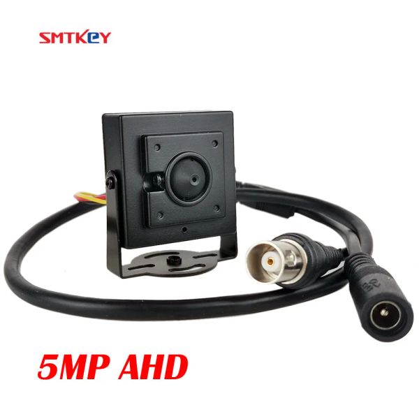 Câmera de câmeras Mini HD AHD 5MP 2MP 1MP Cam Sistema de Video de Viduilização de Segurança CCTV de Metal CCTV