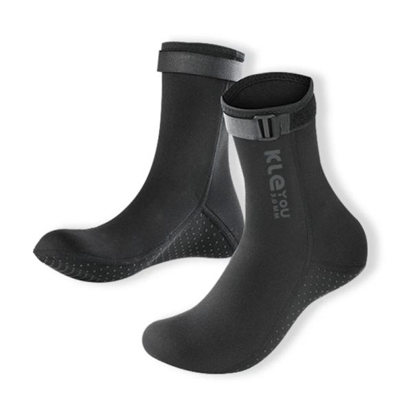 Flats 3mm Neoprene Diving Socken Schuhe Wasserstiefel Nicht -Slip Strandstiefel Neoprenanzug Schuhe Erwärmen Schnorcheln Surfen Socken für Erwachsene