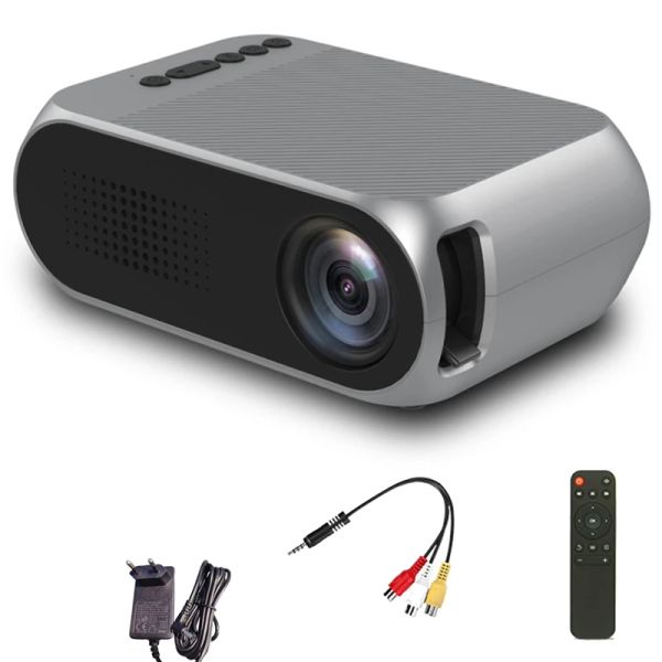 Mini Projetor System Home portátil LED Small HD 1080p Small Projecor Portable Home Cinema Cinema