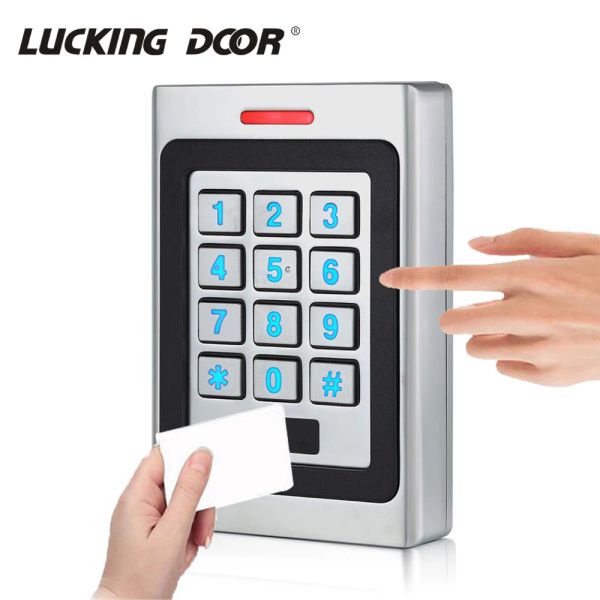 Lettori metallici impermeabili IP67 RFID 125kHz/13.56MHz IC Access Control Card Reater KeyPad Security Entry Door Door Reader Wiegand 26/34 Output